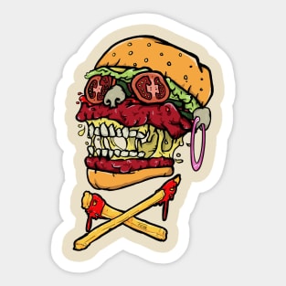 Death Burgers Sticker